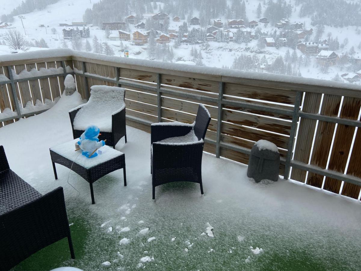 3 Pieces La Foux D Allos Vue Montagne Et Station エクステリア 写真